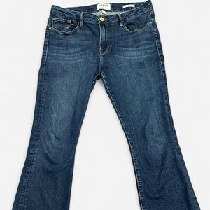 Frame Le Crop Mini Boot Jeans, size 31